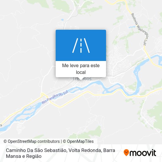 Caminho Da São Sebastião mapa