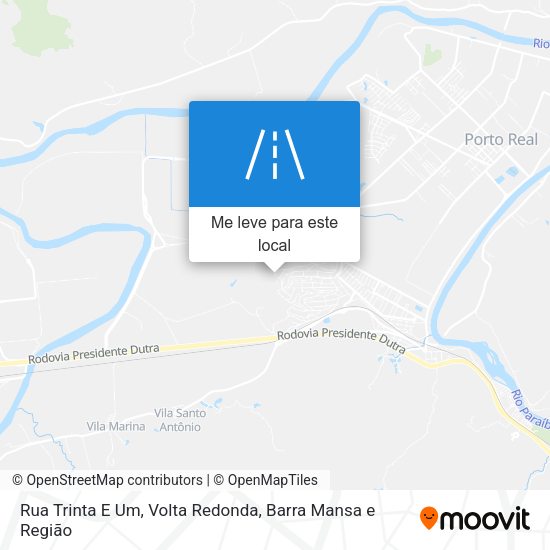 Rua Trinta E Um mapa