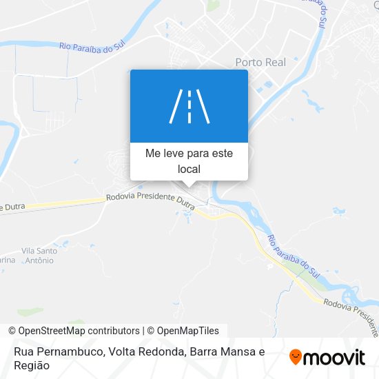 Rua Pernambuco mapa