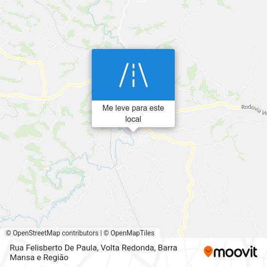 Rua Felisberto De Paula mapa