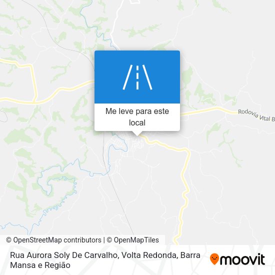 Rua Aurora Soly De Carvalho mapa