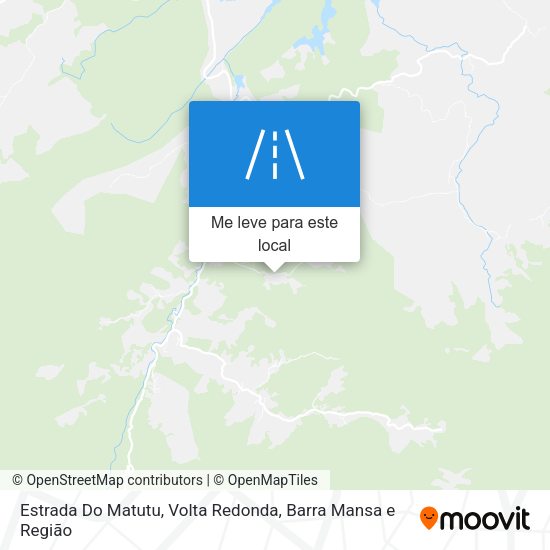 Estrada Do Matutu mapa