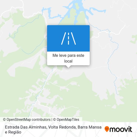 Estrada Das Alminhas mapa