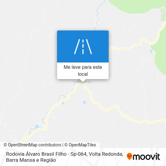 Rodovia Álvaro Brasil Filho - Sp-064 mapa