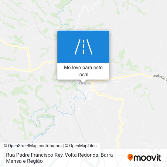 Rua Padre Francisco Rey mapa