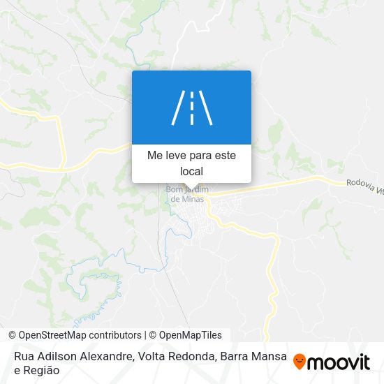 Rua Adilson Alexandre mapa