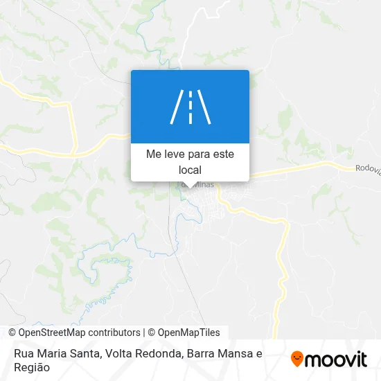Rua Maria Santa mapa