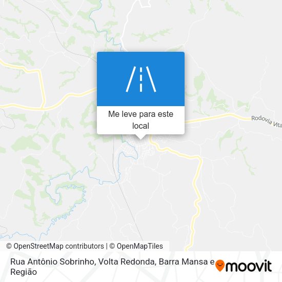 Rua Antônio Sobrinho mapa