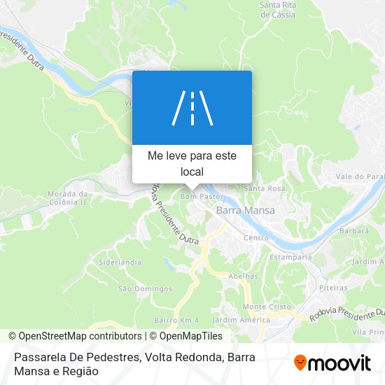 Passarela De Pedestres mapa