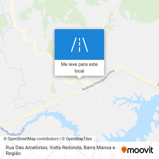 Rua Das Ametistas mapa