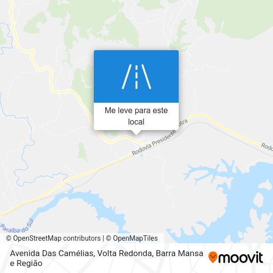 Avenida Das Camélias mapa