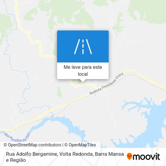 Rua Adolfo Bergamine mapa