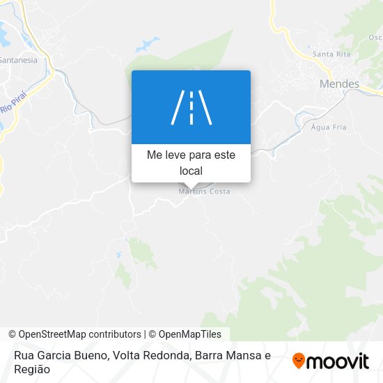Rua Garcia Bueno mapa