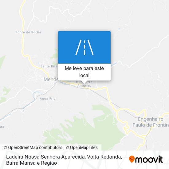 Ladeira Nossa Senhora Aparecida mapa