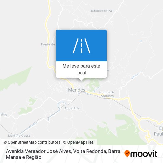 Avenida Vereador José Alves mapa