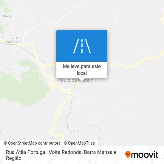 Rua Átila Portugal mapa