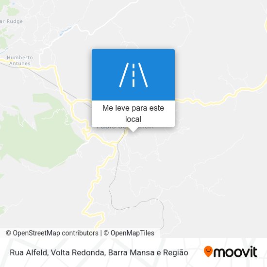 Rua Alfeld mapa