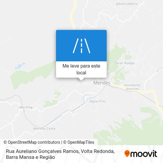 Rua Aureliano Gonçalves Ramos mapa