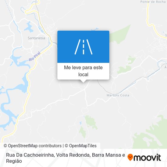 Rua Da Cachoeirinha mapa