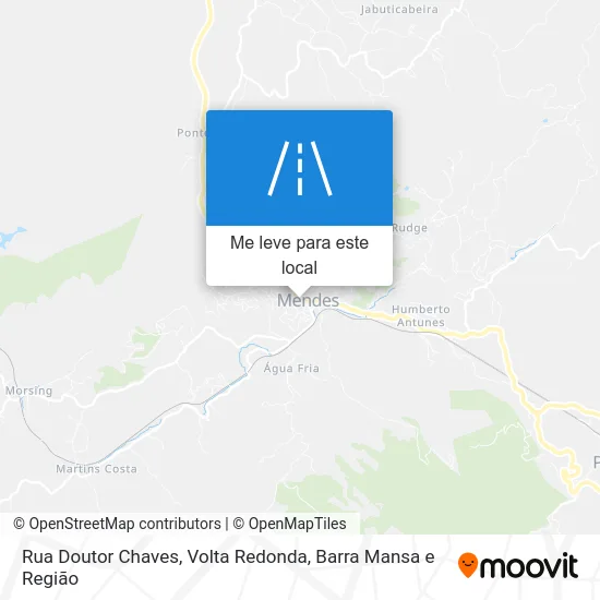 Rua Doutor Chaves mapa