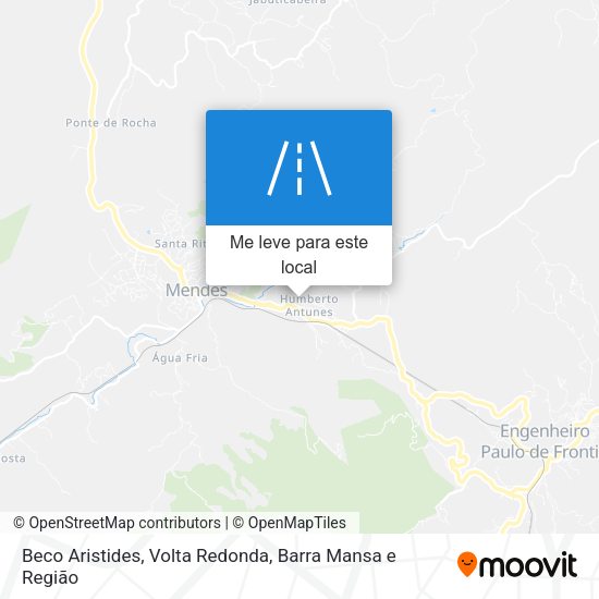 Beco Aristides mapa