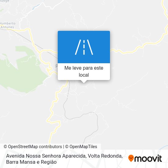 Avenida Nossa Senhora Aparecida mapa