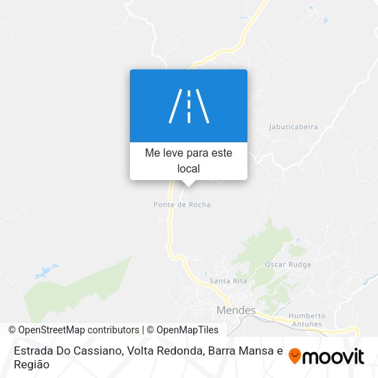 Estrada Do Cassiano mapa
