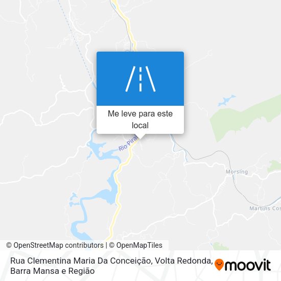 Rua Clementina Maria Da Conceição mapa