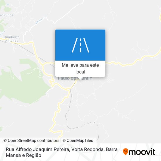 Rua Alfredo Joaquim Pereira mapa