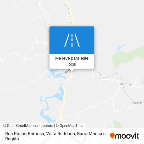 Rua Rufino Barbosa mapa