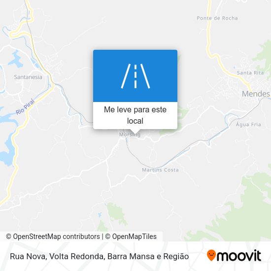 Rua Nova mapa
