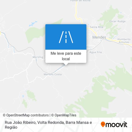Rua João Ribeiro mapa