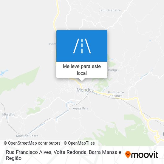 Rua Francisco Alves mapa