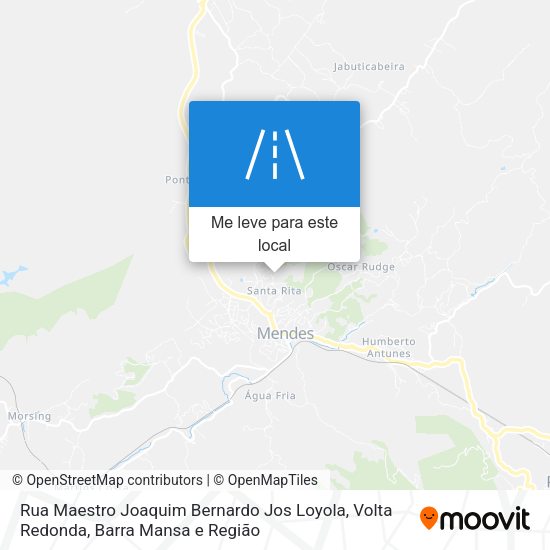 Rua Maestro Joaquim Bernardo Jos Loyola mapa