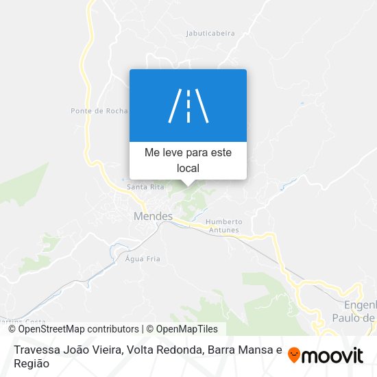 Travessa João Vieira mapa