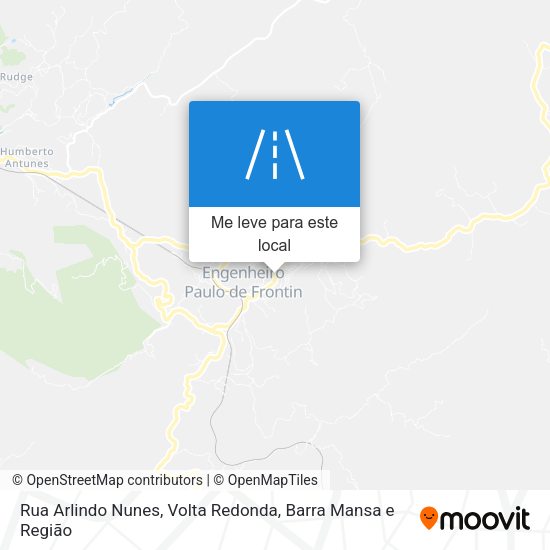 Rua Arlindo Nunes mapa