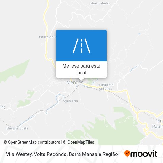 Vila Westey mapa