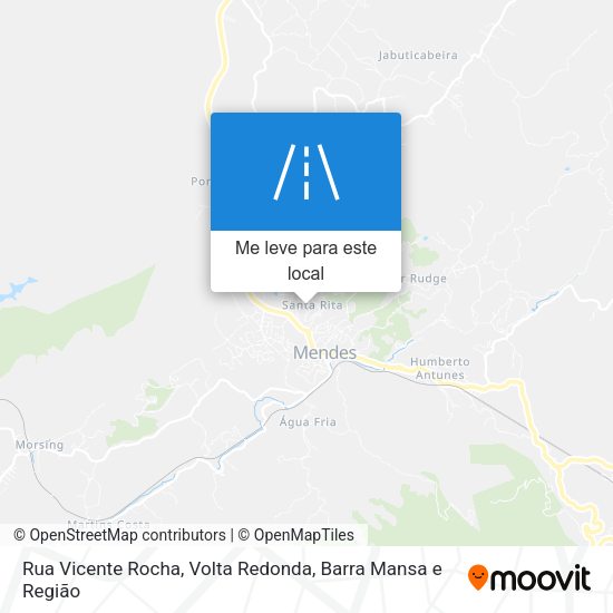 Rua Vicente Rocha mapa