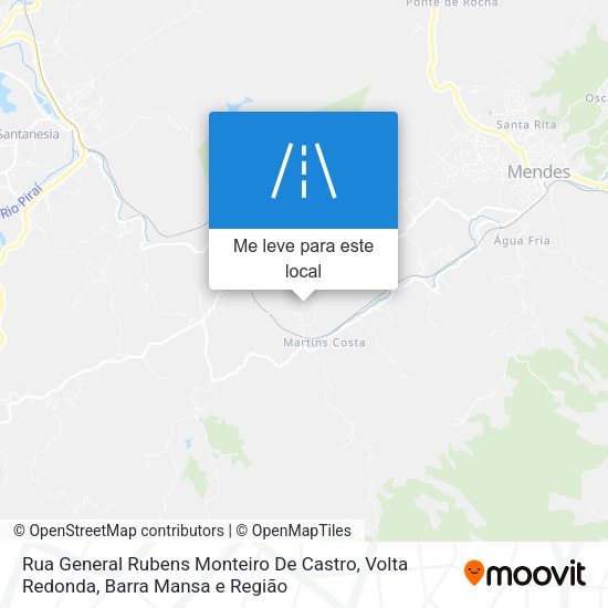 Rua General Rubens Monteiro De Castro mapa