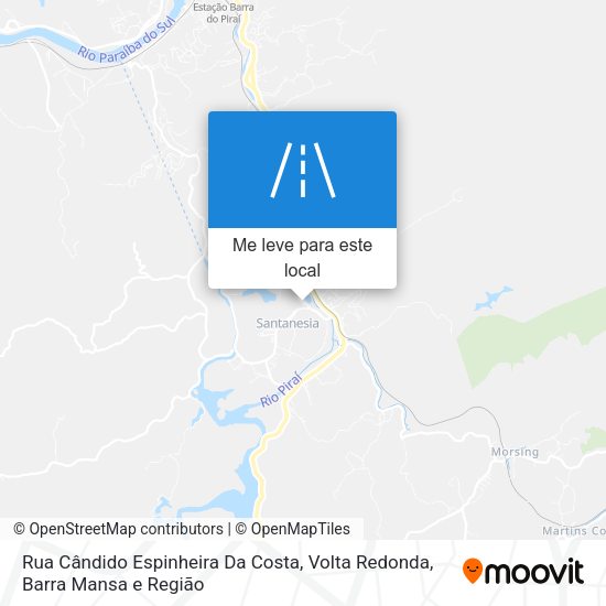 Rua Cândido Espinheira Da Costa mapa