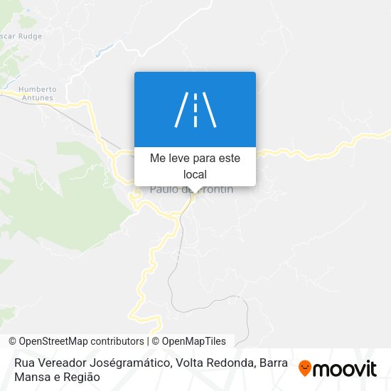 Rua Vereador Joségramático mapa