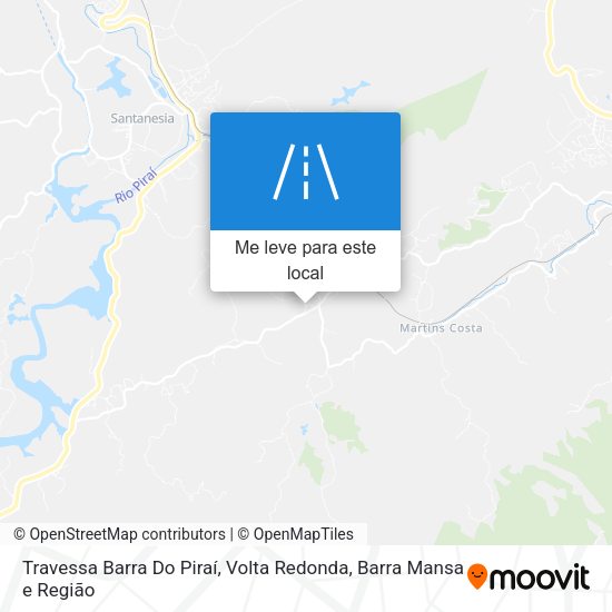 Travessa Barra Do Piraí mapa