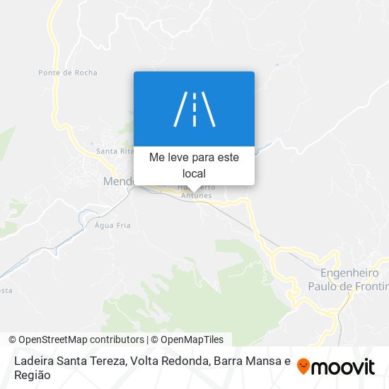 Ladeira Santa Tereza mapa