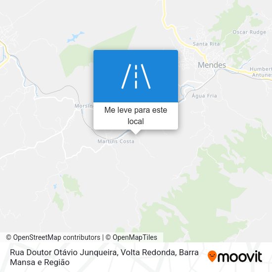 Rua Doutor Otávio Junqueira mapa