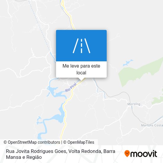 Rua Jovita Rodrigues Goes mapa