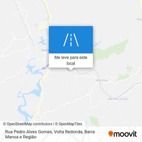 Rua Pedro Alves Gomes mapa