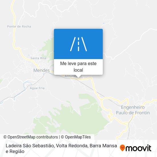 Ladeira São Sebastião mapa