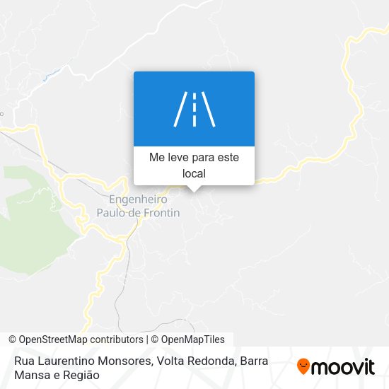 Rua Laurentino Monsores mapa