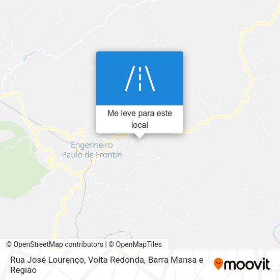 Rua José Lourenço mapa
