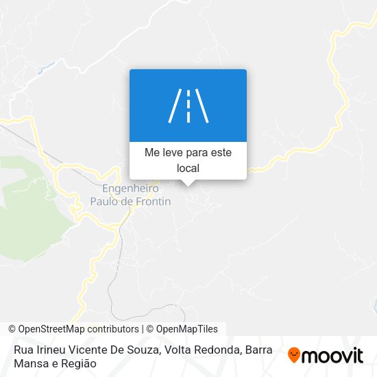 Rua Irineu Vicente De Souza mapa